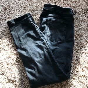 Maurice skinny black jean